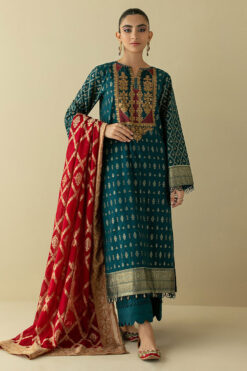 3pcs embroidered winter linen collections 2023