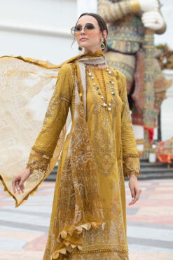 3pcs embroidered winter linen collections 2023