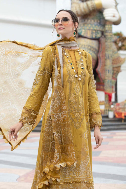 3pcs embroidered winter linen collections 2023