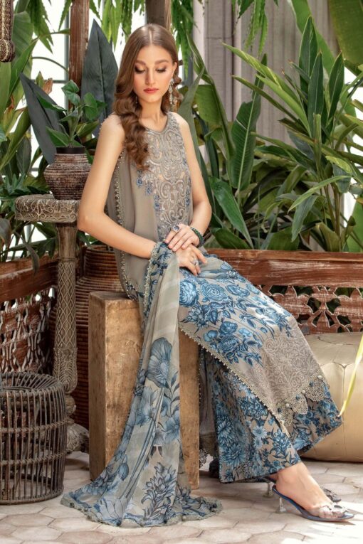 3pcs embroidered winter linen collections 2023