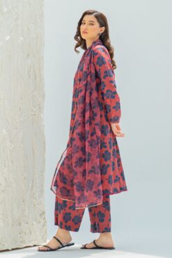 Zanib Chottani 3pcs Unstitched Digital Print Slub Khaddar Collection 2023