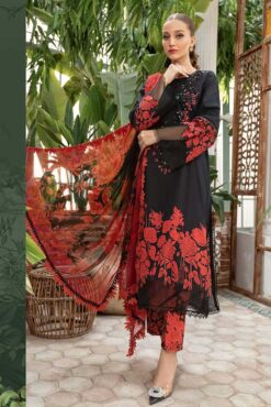 3pcs embroidered winter linen collections 2023