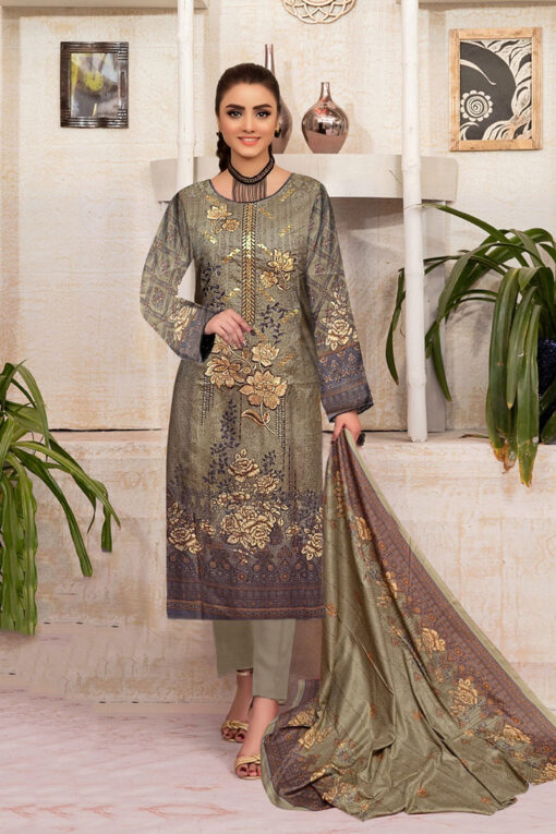 Al Karam embroidered Winter dhanak collections 2023