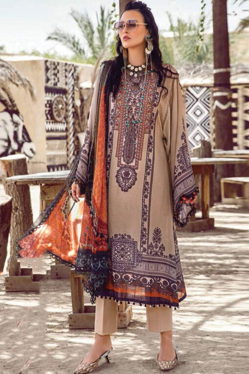 Mariab embroidered Winter dhanak collections 2023