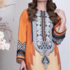 3pcs embroidered winter linen collections 2023
