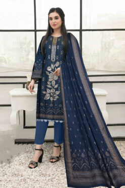 Bin Saeed embroidered Winter dhanak collections 2023