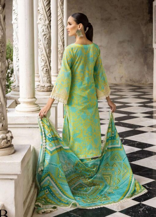 Zanib Chottani 3pcs Unstitched Digital Print Slub Khaddar Collection 2023