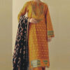 3pcs embroidered winter linen collections 2023