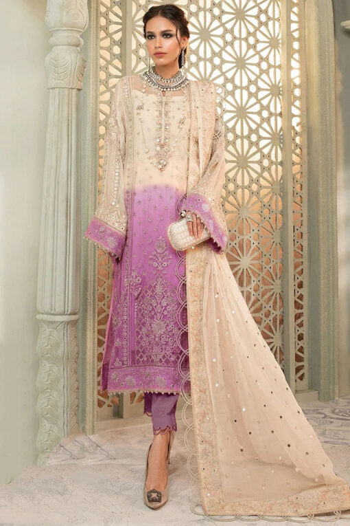 Mariab embroidered Winter dhanak collections 2023