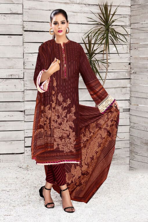 Anaya embroidered Winter dhanak collections 2023
