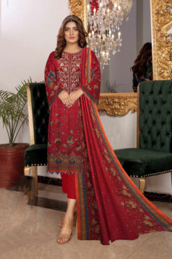 NIshat embroidered Winter khaddar collections 2023