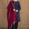 Khaadi embroidered Winter dhanak collections 2023