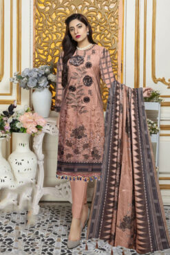 Bin Saeed embroidered Winter dhanak collections 2023