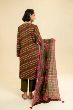 Nishat Digital Print Winter Khaddar collection 2023