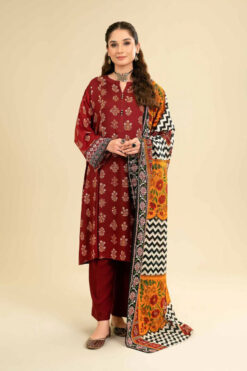 Nishat Digital Print Winter Khaddar collection 2023