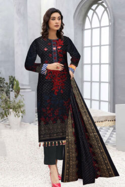Gul Ahmed embroidered Winter dhanak collections 2023