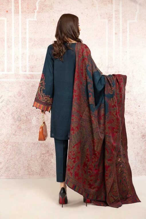 MariaB embroidered Winter khaddar collections 2023