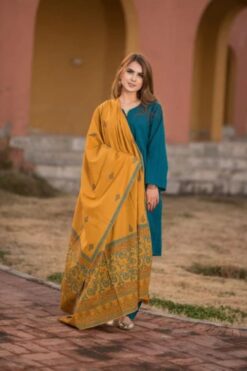 Aisling By Nirmal 3Pcs Embroidered Dhanak Collection 2023
