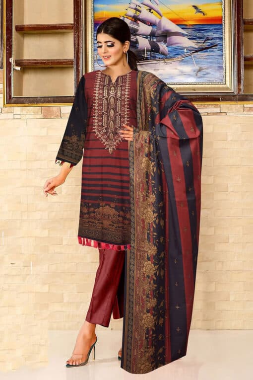 LimeLight embroidered Winter dhanak collections 2023