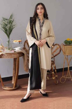 Aisling By Nirmal 3Pcs Embroidered Dhanak Collection 2023