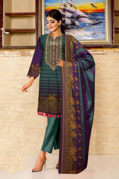 LimeLight embroidered Winter dhanak collections 2023
