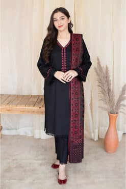 Aisling By Nirmal 3Pcs Embroidered Dhanak Collection 2023